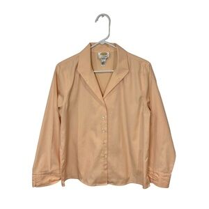 Talbots Peachy Button Down Shirt